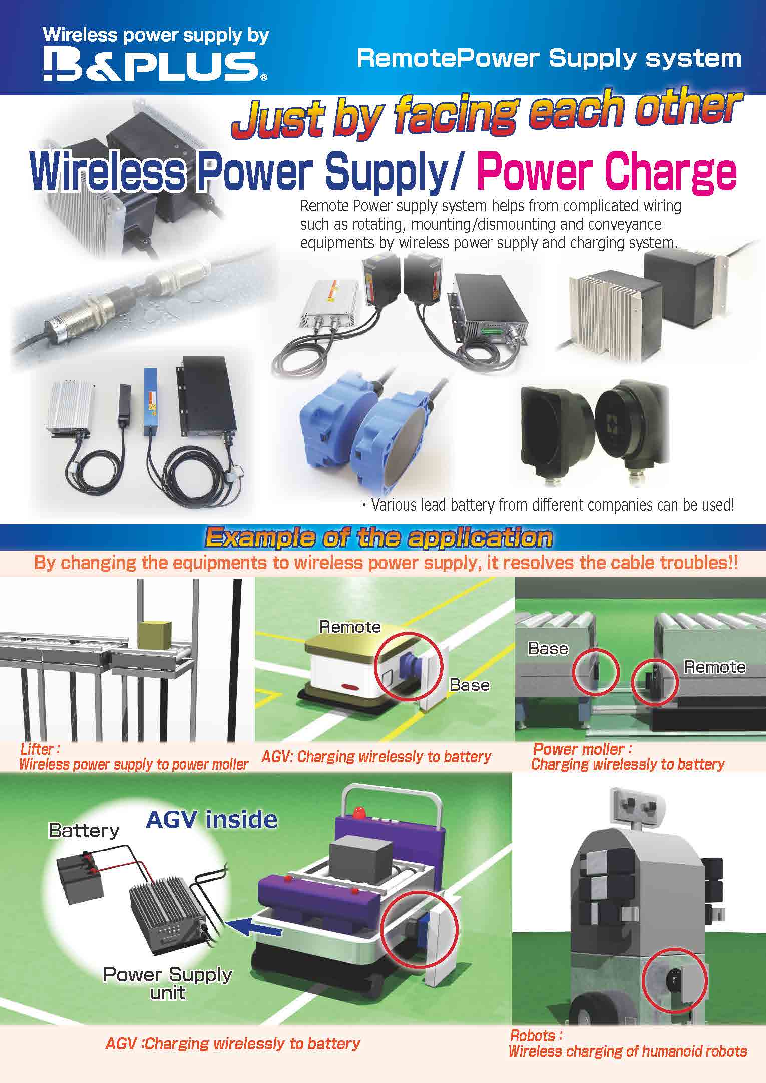 Wireless power supply or power feed